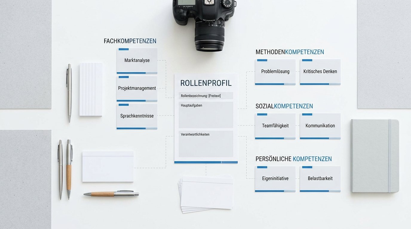 Schritt-für-Schritt-Bausteine zur Erstellung einer Kompetenzmatrix